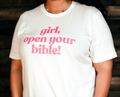 girl, classic tee (white)